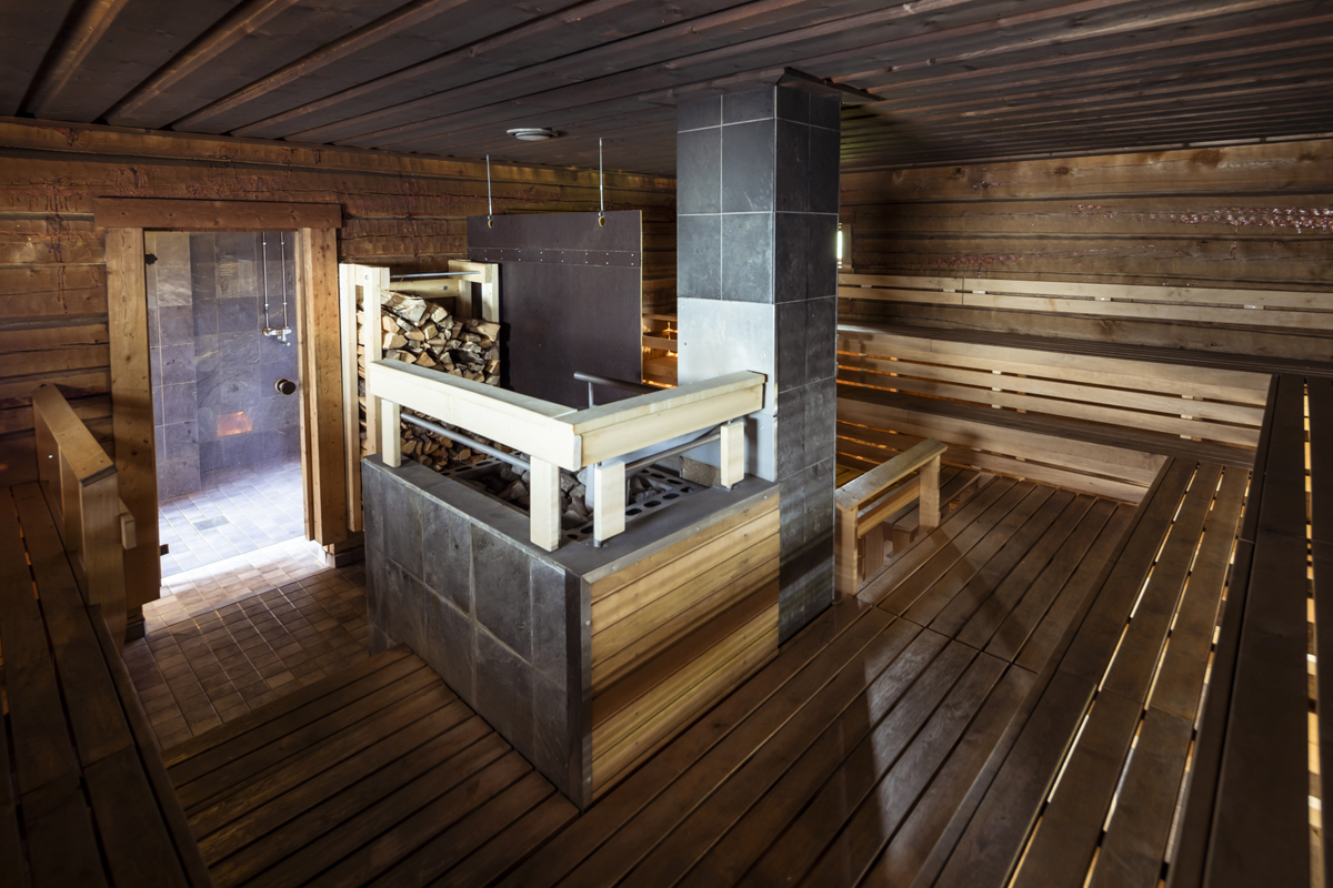 Magnifique Sauna chauffé au bois à rovaniemi en Laponie