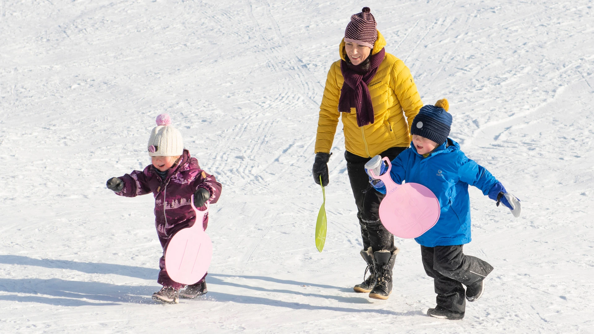 Family Fun in Lapland Sledding with your Kids